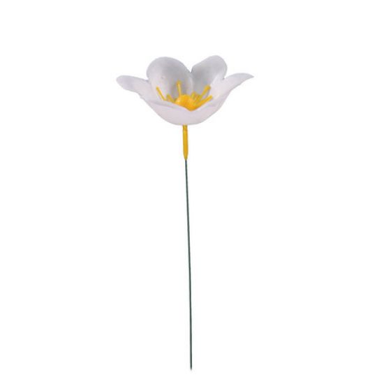 Picture of PLASTIC CHRISTMAS ROSE X 100 WHITE