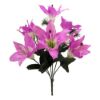 Picture of 34cm TIGER LILY BUSH WITH GYP ASSORTED X 24pcs