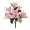 Picture of 34cm TIGER LILY BUSH WITH GYP ASSORTED X 24pcs