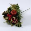 Picture of XMAS PICK WITH APPLE BALL AND CONE RED X 96pcs