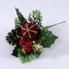 Picture of XMAS PICK WITH CONE BALL AND BERRY RED X 96pcs