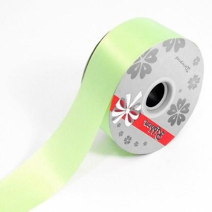 Picture of 50mm (2 INCH) POLY RIBBON X 100 YARDS LIME GREEN