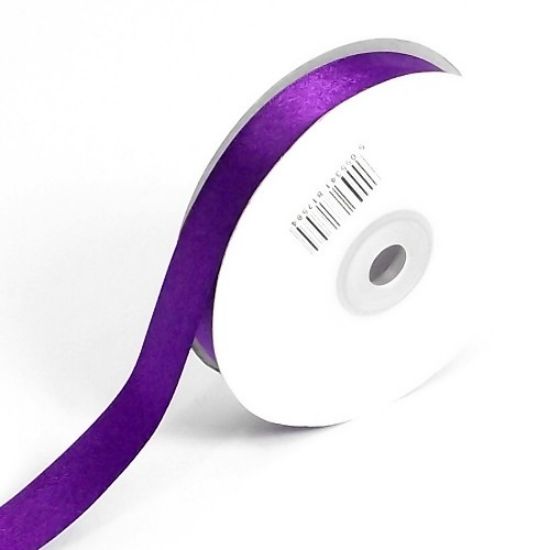 Picture of DOUBLE FACE SATIN RIBBON 10mm X 50metres PURPLE