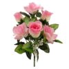 Picture of 36cm ROSE AND ROSEBUD MIXED BUSH ASSORTED X 48pcs