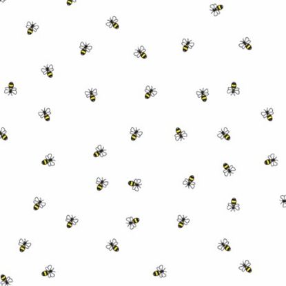 Picture of CELLOPHANE ROLL 80cm X 100met BEES YELLOW/BLACK