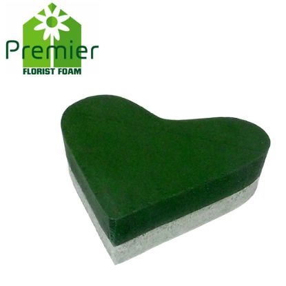 Picture of Premier® WET FLORAL FOAM 23cm (9 INCH) HEART X 2pcs