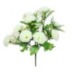 Picture of 42cm LARGE CARNATION BUSH (10 HEADS) WITH FOLIAGE ASSORTED X 24pcs