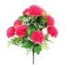 Picture of 42cm LARGE CARNATION BUSH (10 HEADS) WITH FOLIAGE ASSORTED X 24pcs