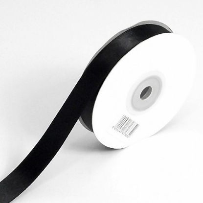 Picture of DOUBLE FACE SATIN RIBBON 50mm X 10metres  BLACK