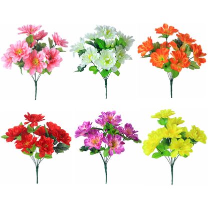 Picture of DAHLIA BUSH (8 HEADS) ASSORTED X 36pcs