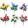 Picture of ROSE BUSH (8 HEADS) ASSORTED X 36pcs