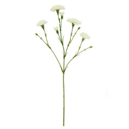 Picture of 62cm CARNATION SPRAY IVORY