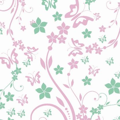 Picture of CELLOPHANE  ROLL 80cm X 100met SPRING PASTEL PINK/GREEN