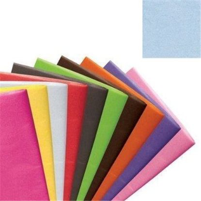 Picture of TISSUE PAPER 500 x 750mm (17gsm) X 48 SHEETS LIGHT BLUE