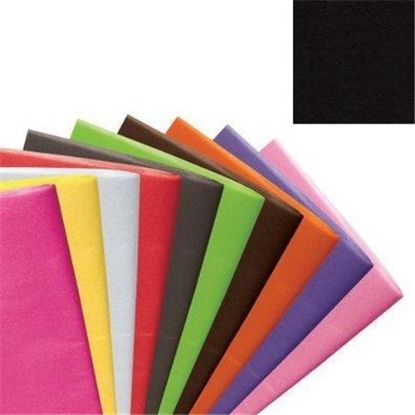 Picture of TISSUE PAPER 500 x 750mm (17gsm) X 48 SHEETS BLACK
