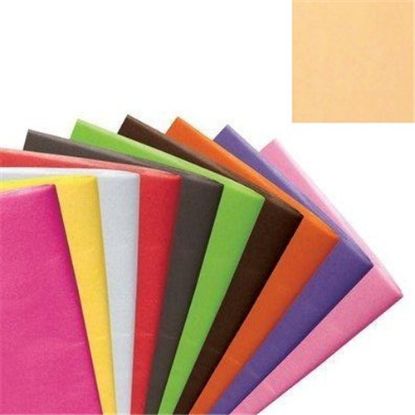 Picture of TISSUE PAPER 500 X 750mm (17gsm) X 240 SHEETS PEACH