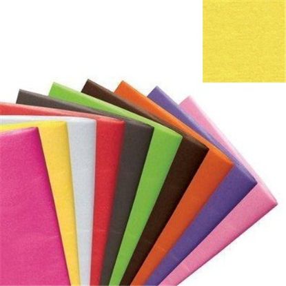 Picture of TISSUE PAPER 500 X 750mm (17gsm) X 240 SHEETS YELLOW