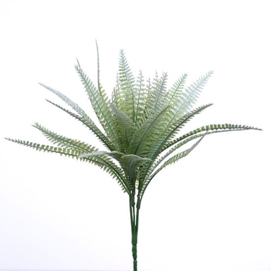 Picture of 34cm PLASTIC FERN BUSH LIGHT GREEN