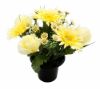 Picture of CEMETERY POT WITH GERBERA ROSEBUD AND DAISY ASSORTED X 12pcs