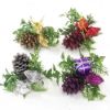 Picture of CHRISTMAS PICK WITH GLITTER STAR AND PARCEL RED X 72pcs