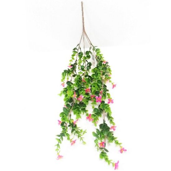 Picture of 60cm PLASTIC TRAILING FLOWERING BUSH PINK