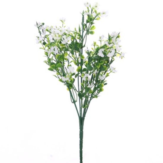 Picture of 28cm PLASTIC GYP BUSH WHITE