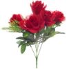 Picture of 33cm ROSE BUSH WITH GYP ASSORTED X 48pcs