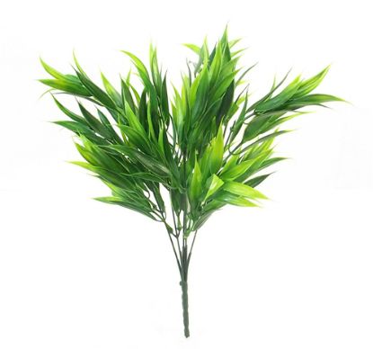 Picture of 36cm PLASTIC GRASS BUSH GREEN