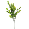 Picture of 33cm PLASTIC FILLER BUSH ASSORTED GREEN/YELLOW X 48pcs