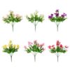 Picture of 33cm MINI HYDRANGEA AND EUCALYPTUS BUSH ASSORTED X 48pcs