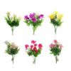 Picture of 33cm MINI HYDRANGEA AND EUCALYPTUS BUSH ASSORTED X 48pcs