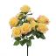 Picture of 42cm LARGE OPEN ROSE BUSH YELLOW/PINK