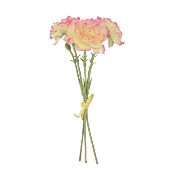 Picture of CARNATION BUNDLE (BUNDLE OF 3) IVORY/PINK