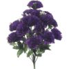 Picture of 46cm CARNATION BUSH WITH GYP (18 HEADS) PURPLE