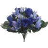 Picture of 38cm ROSEBUD AND ALSTROEMERIA BUSH BLUE