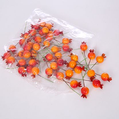 Picture of 18mm BERRIES ORANGE/RED X BAG OF 48pcs