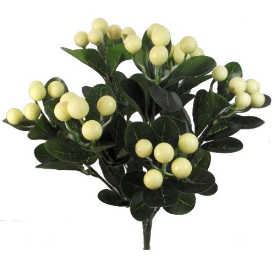 Picture of 38cm LARGE BERRY BUSH CREAM