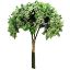 Picture of 28cm PLASTIC GYPSOPHILA BUNDLE (5 STEMS) WHITE/GREEN