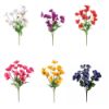 Picture of 37cm PANSY BUSH (6 STEMS) ASSORTED X 48pcs