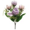 Picture of 31cm PEONY AND HYDRANGEA BUSH WITH FOLIAGE LAVENDER