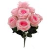 Picture of 45cm LARGE OPEN ROSE BUSH (10 HEADS) PINK