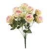 Picture of 41cm OPEN ROSE BUSH (12 HEADS) WITH GYP PINK/GREEN