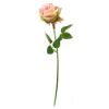 Picture of 45cm SINGLE ROSE PINK/GREEN