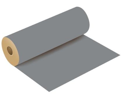 Picture of 50g KRAFT PAPER ROLL WITH POLISHED FINISH 50cm X 3kg (120metres) BRIGHT SILVER