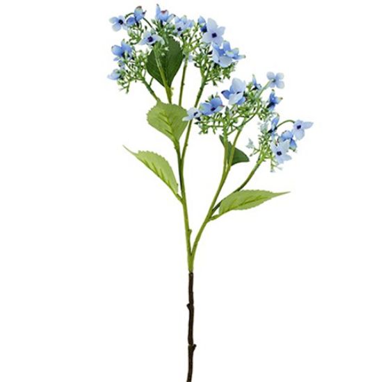 Picture of 93cm WILD HYDRANGEA SPRAY BLUE