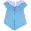Picture of BOUQUET BOX GLOSSY LIGHT BLUE X 30pcs