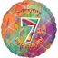 Picture of ANAGRAM 17 INCH FOIL BALLOON - HAPPY 7TH BIRTHDAY