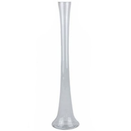 Picture of 50cm GLASS ROUND LILY VASE CLEAR