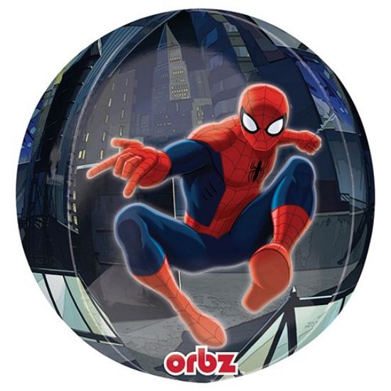 Picture of ANAGRAM 16 INCH FOIL BALLOON - ORBZ ROUND - ULTIMATE SPIDER-MAN