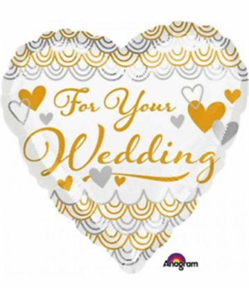 Picture of ANAGRAM 17 INCH FOIL BALLOON - FOR YOUR WEDDING